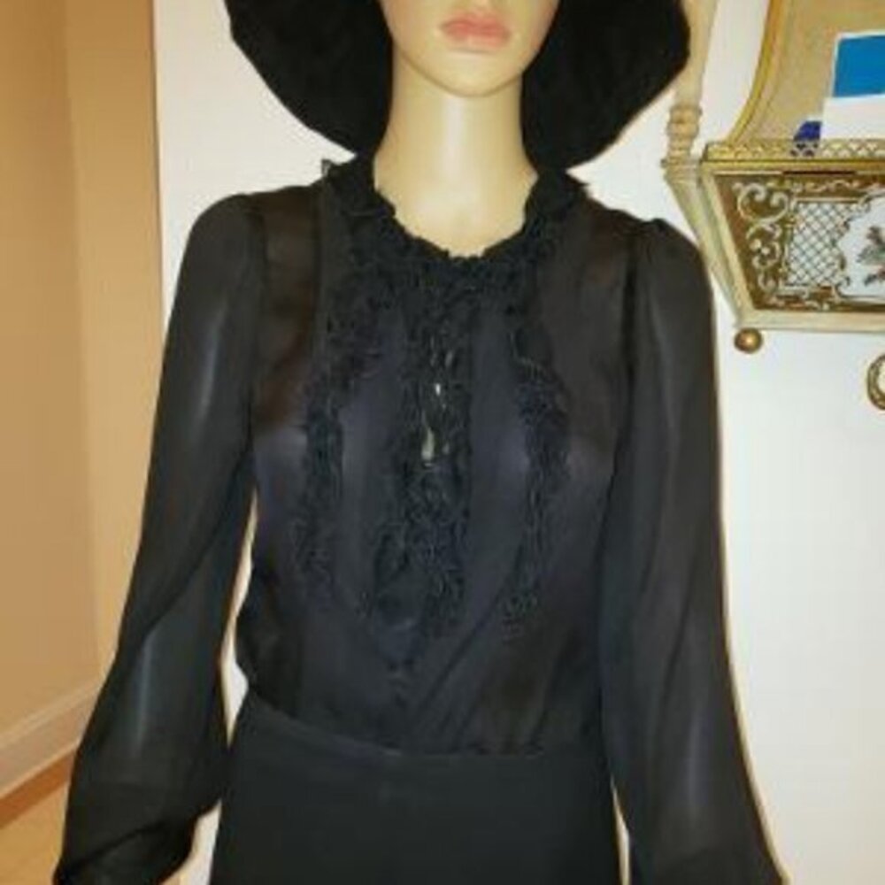 Nanette Lepore Black Blouse